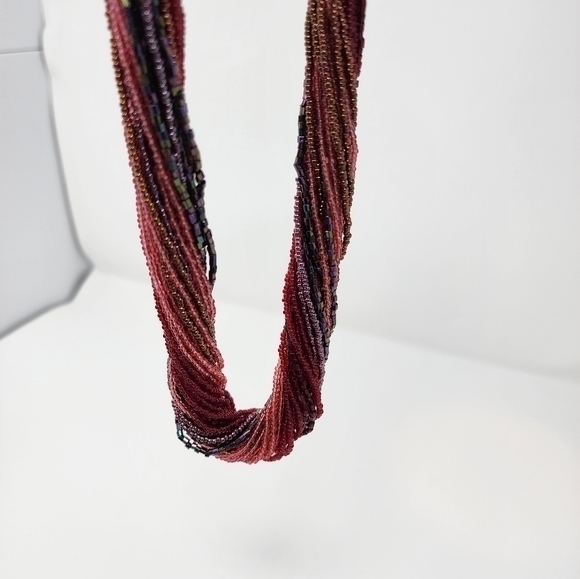 Multi‎ Strand Beaded Necklace - Picture 5 of 10